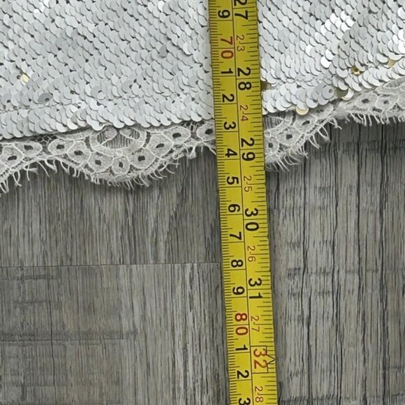 Free People Seeing Double Reversible Sequin Dress Sleeveless Mini Size S Small - Picture 7 of 10